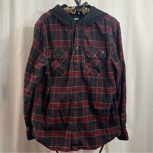 ☄️Vans flannel hoodie